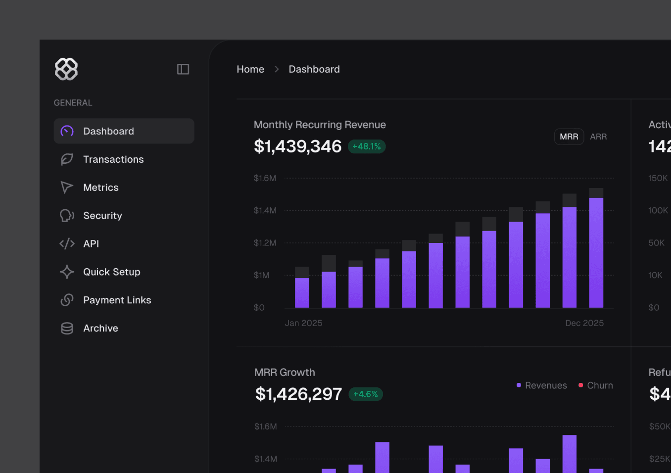 SaaS Dashboard